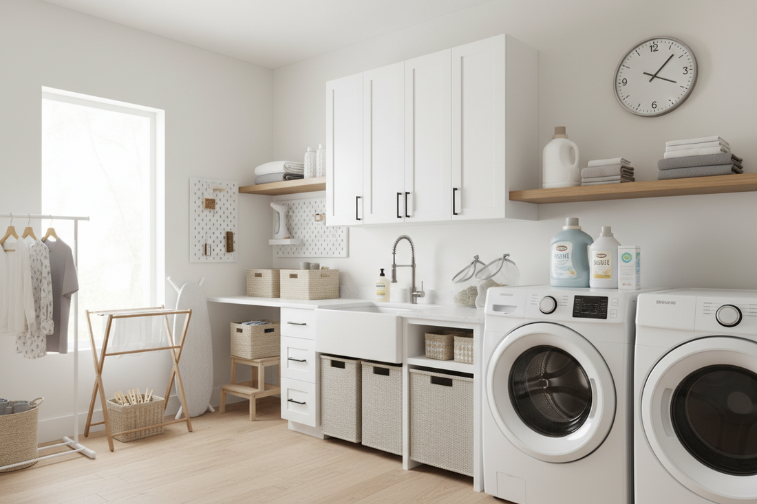 Laundry Room Essentials Checklist: 25 Must-Have Items for an Organized Laundry Room