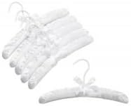 Only Hangers® 12" White Children's Satin Padded Hangers by Only+Hangers