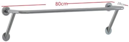 Wall-Mounted Stainless Steel Clothes Bar Rack - Image 2