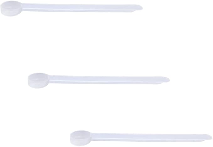 Plastic Measuring Scoop, 1/8 Teaspoon Long Handle Spoons by TheScoopie