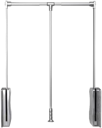 Cloakroom/Balcony Garment Rail Bar, Heavy Duty Wardrobe Lifter by Unknown