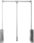 Cloakroom/Balcony Garment Rail Bar, Heavy Duty Wardrobe Lifter by Unknown