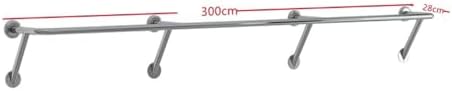 Wall-Mounted Stainless Steel Clothing Rack, Creative Boutique Coat Hanger - Image 2