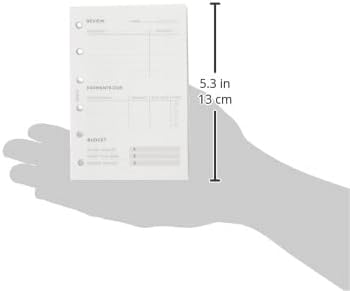 Filofax Pocket Expense Tracker Refill - Image 4