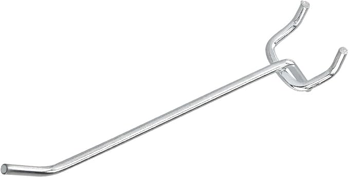 Neiko 53100A 4 Inch Heavy Duty Pegboard Hooks Kit, 50 Pack, 1/8" Peg Hooks by NeikoTools