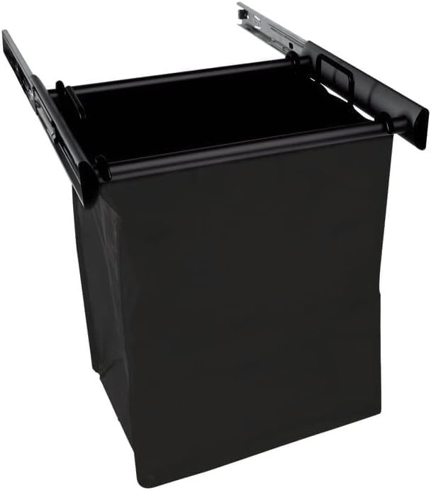 TAG Hardware Premium 18 Inch Wide Full Extension Pullout Closet Laundry Hamper - Image 2