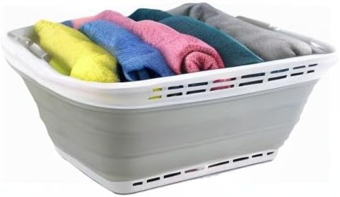 SAMMART 42L Collapsible Plastic Laundry Hamper/Basket - Image 8