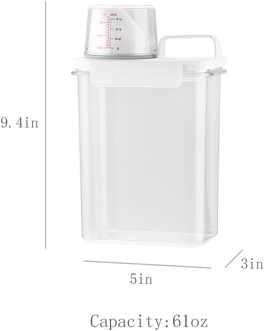 Laundry Detergent Dispenser for Laundry Room Organization and Storage, 61 Oz - Image 7