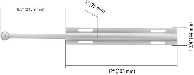 12-Inch Long Expendable and Reversible Pullout Closet Wardrobe Valet Rod - Image 4