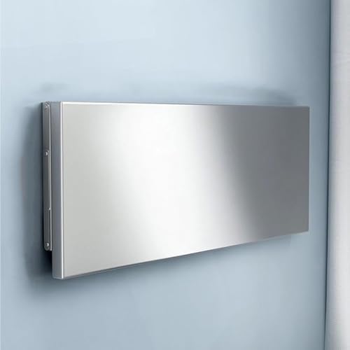 Foldable Wall-Mounted Desk, Stainless Steel Floating Table - Image 6