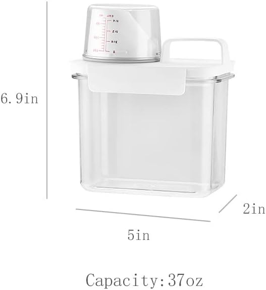 Laundry Detergent Dispenser for Laundry Room Organization and Storage, 37 Oz - Image 7
