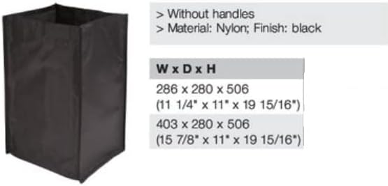 TAG Hardware Hamper Replacement Black Nylon Bags - Image 2