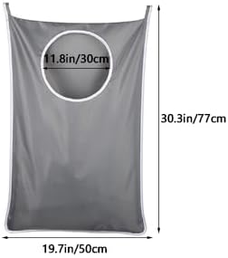 Resdenio Hanging Laundry Hamper Bag, Portable Laundry Bag, Large Foldable Wall - Image 6