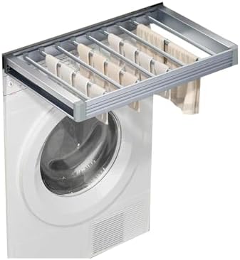 Heavy-Duty Clothes Drying Rack Above Washing Machine - 30kg Capacity Pants by Unknown