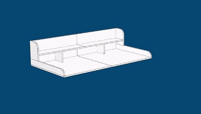 Washer Dryer Countertop Shelf, Double-Layer MDF Topper - Image 6
