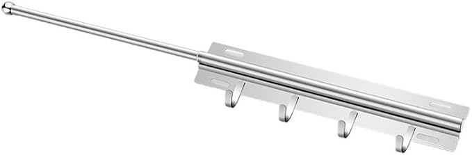 BUDOME 12.5" Valet Rod For Closet Pull Out Slide Out Adjustable Heavy Duty - Image 9