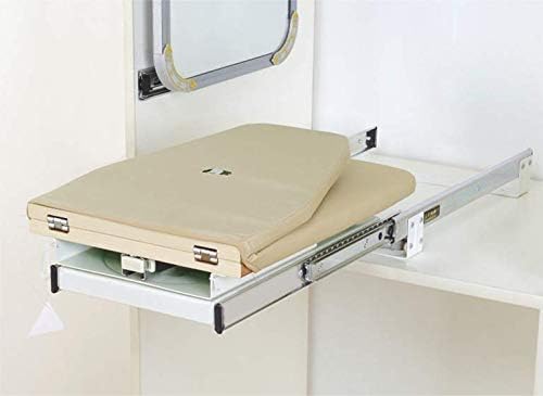 Foldable Rotated Ironing Board Closet Pull-Out Stow Away in The Cabinet Ironing - Image 3