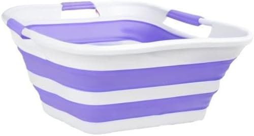 SAMMART 30L Collapsible Plastic Laundry Basket - Image 9
