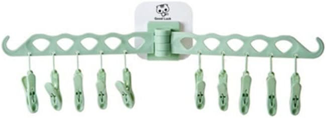 Bathroom Balcony Clothes Clip Multi-Functional rotatable Folding Wall by Unknown