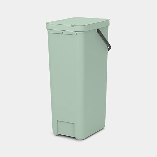 Brabantia Sort & Go Kitchen Recycling Bin | L / 10.6 Gal / 40L | Jade Green | - Image 4