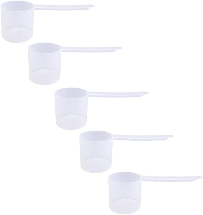Plastic Measuring Scoop, 4 Tablespoon Long Handle Spoons by TheScoopie