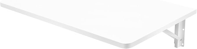 Space-Efficient Wall-Mounted Fold-Out Table, 24X16in Versatile by pijopang