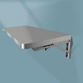 Stainless Steel Wall Mount Folding Table, Kitchen Storage Shelf, Laundry by Unknown