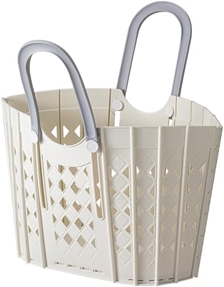 Laundry Basket Collapsible Plastic Portable Hamper, Waterproof Storage by MOVEHI