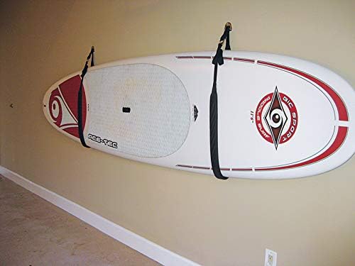 Suspenz Kayak Canoe Stand Up Paddle Board SUP Hanger, DLX Strap Storage System - Image 3
