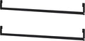 2 Pack Wire Shelving Garment Hanger Bar Wire Shelving Accessories Industrial by Threehoney