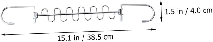 Healifty 2sets Multi Hole Clothes Drying Rack Storage Hangers Folding Clothes - Image 5