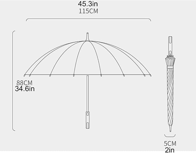 Vented Golf Umbrella Oversized Umbrella - Image 2
