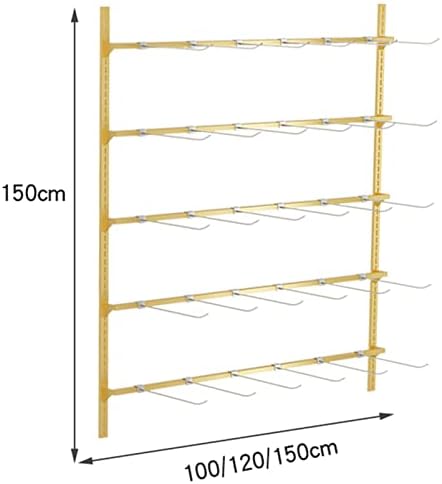 Retail Garment Rack Modern Clothes Hanging Bar, Boutique Sock Organizer Rail - Image 3