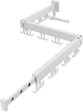 JOOM Clothes Drying Rack Wall Mounted, Folding Clothes Drying Rack, Retractable by JOOM