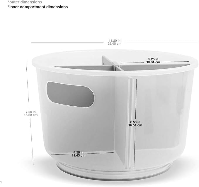 madesmart Deep Turntable, Under Cabinet Storage, - Image 3