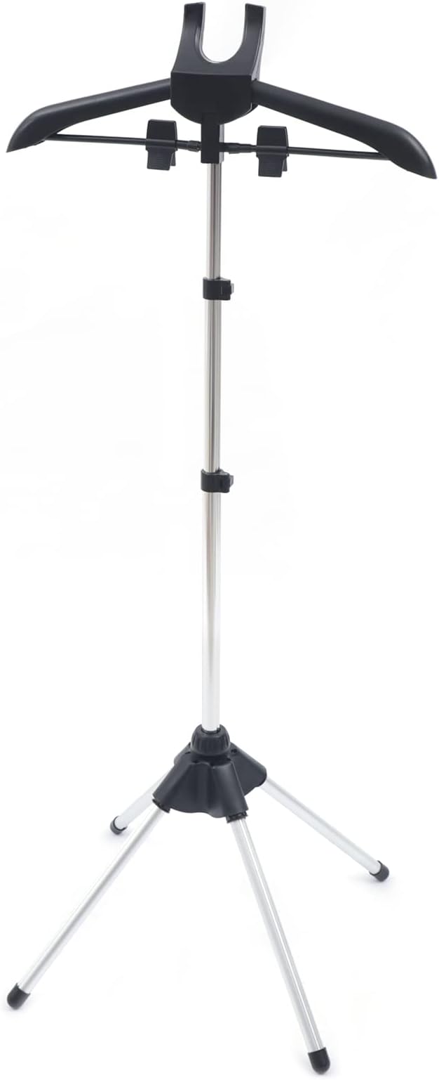 Hanging Ironing Rack, Handheld Clothes Steamer Holder, Adjustable Garment Hanger by Unknown