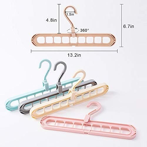 Foldable Hangers, 9-Tier Space Saving Cascading Hanger Organizer - Image 4
