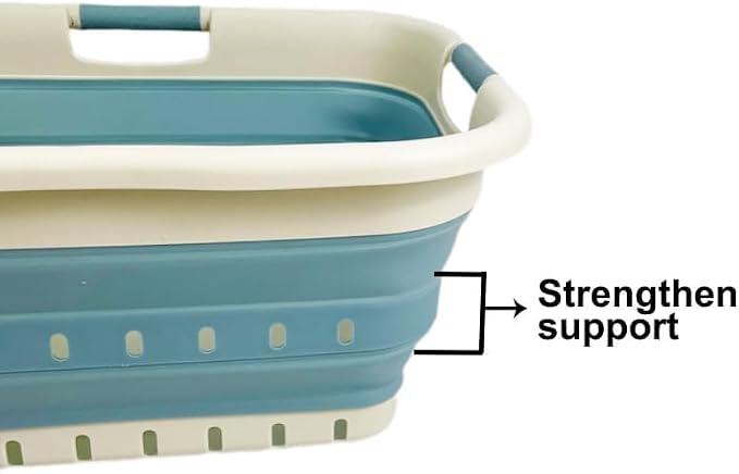 SAMMART 41L Collapsible 3 Handled Laundry Basket - Image 6