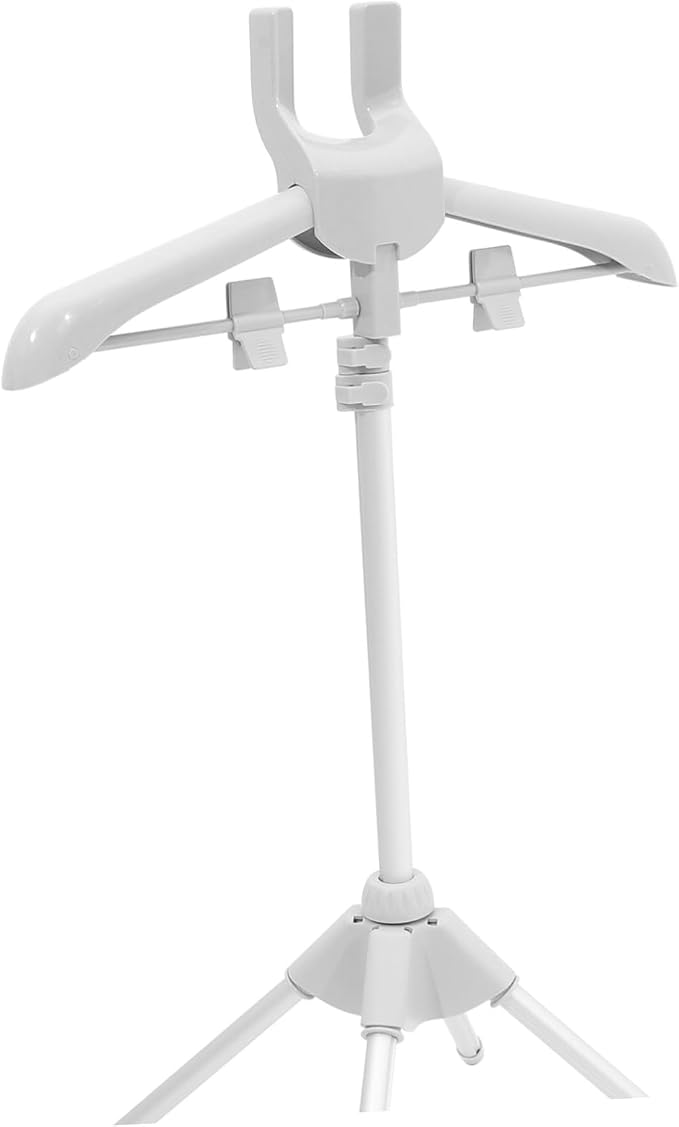 Happyyami Foldable Garment Steamer Hanger Adjustable Height Portable Clothes - Image 9