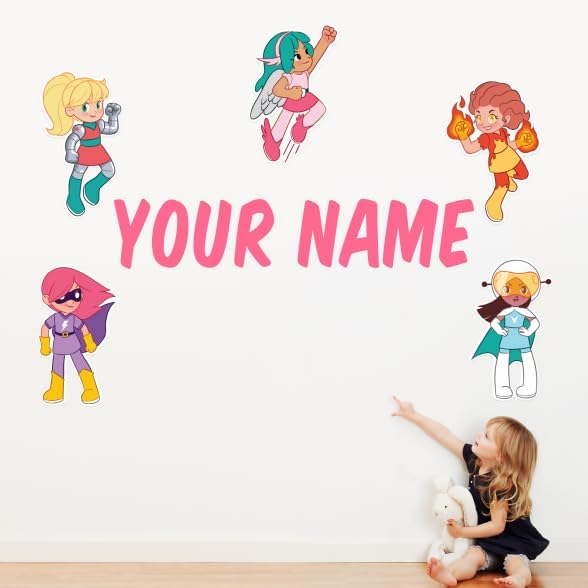 Oliver's Labels Premium Personalized Life Sized Wall Decal by Oliver%27s+Labels