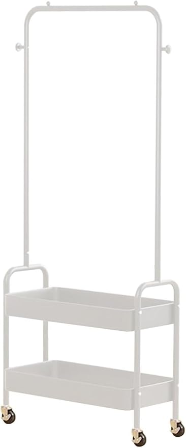 Heavy Duty Metal Clothes Rack On Wheels, Portable Rack - Image 9