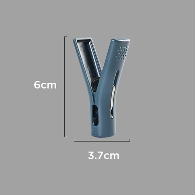 Luxshiny 50pcs Non-Slip Strong Plastic Clothespin Clips - Image 2
