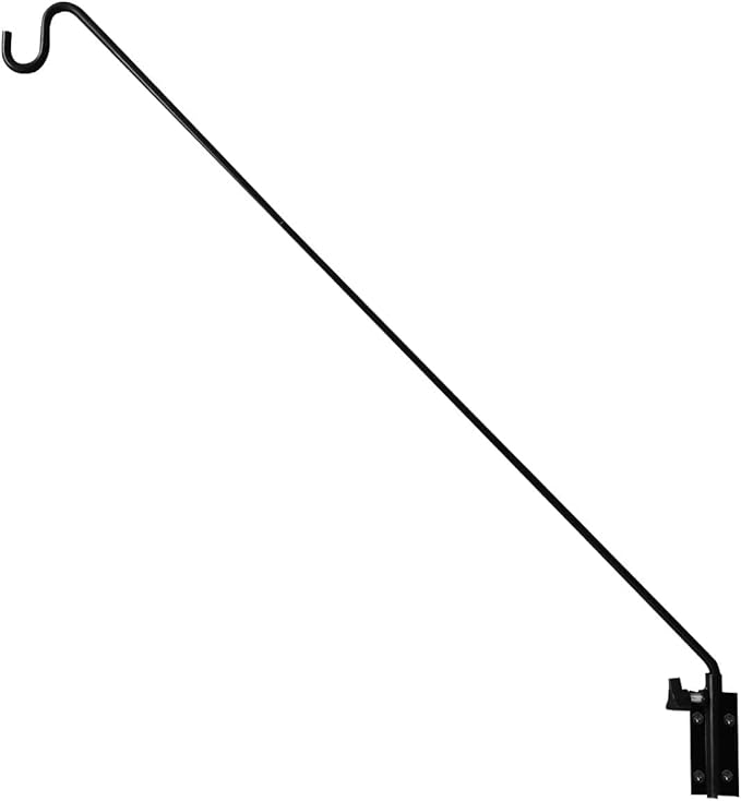 Heavy Duty Extended Reach Wall Mounted Deck Hook Wall Pole, Wall Bracket by MIXXIDEA