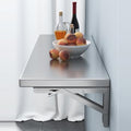 Workbench, Folding Wall Table, Floating Desk, Stainless Steel, Wall Mounted Desk by Unknown