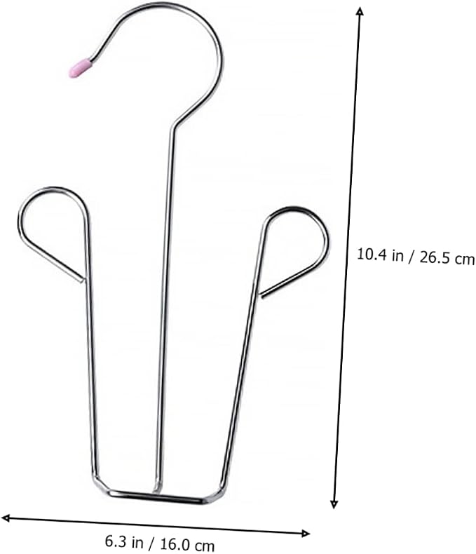 2pcs Stainless Steel Shoes Hanging Rack Space-Saving Shoe Organizer - Image 4