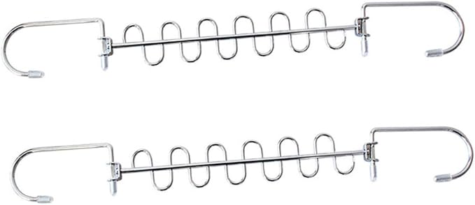 2sets Multi Hole Clothes Drying Rack Space Saving Hangers by MUCKLILY
