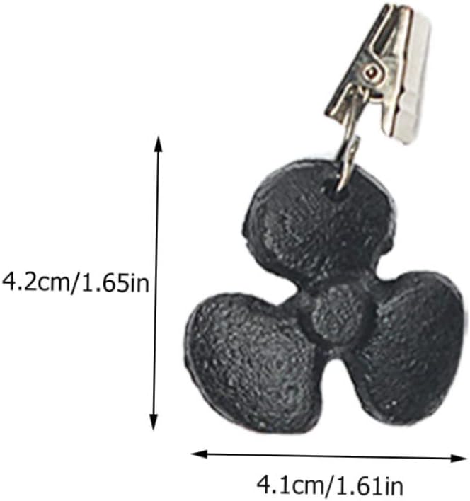 PRETYZOOM 4-Piece Heavy Duty Iron Hanger Windproof Clip Set - Image 2