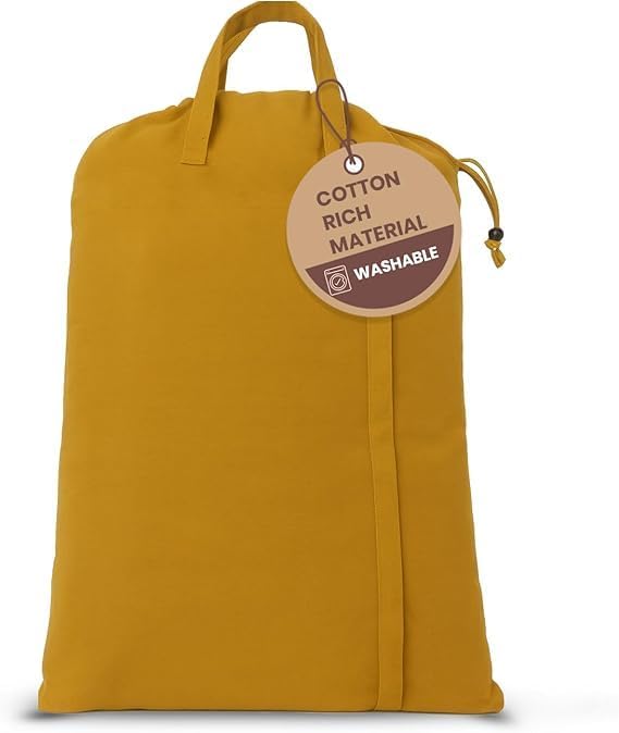 LFH Home Large Premium Cotton Canvas Laundry Bag by LFHHomePrivateLimited