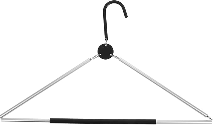 Portable Foldable Clothes Hanger Lightweight Travel Hanger Space Saving Folding - Image 2