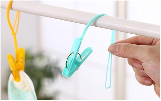 12-Pack Windproof Clothesline Clips - Image 5